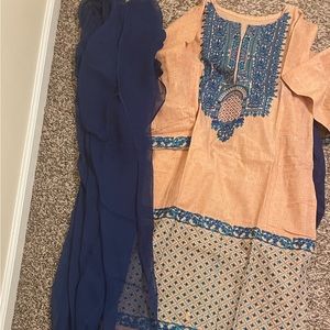 Three piece Pakistani suit
